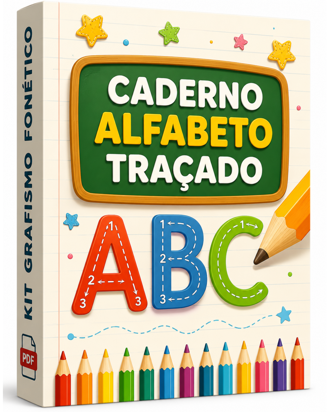 Caderno Alfabeto Traçado