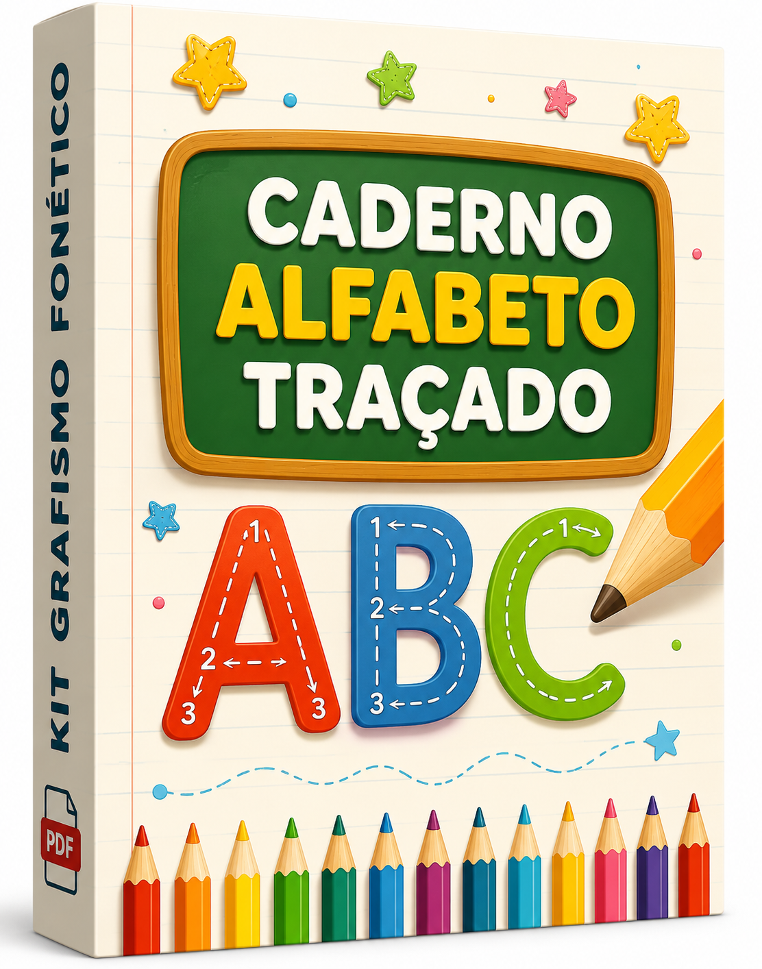 Caderno Alfabeto Traçado