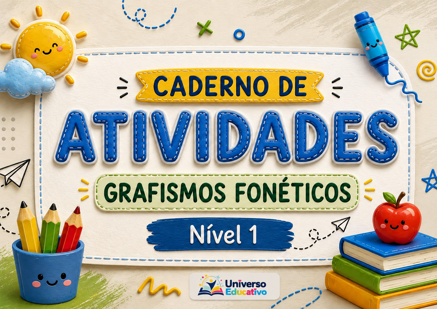 Capa do nível 1 do Kit Grafismo Fonético
