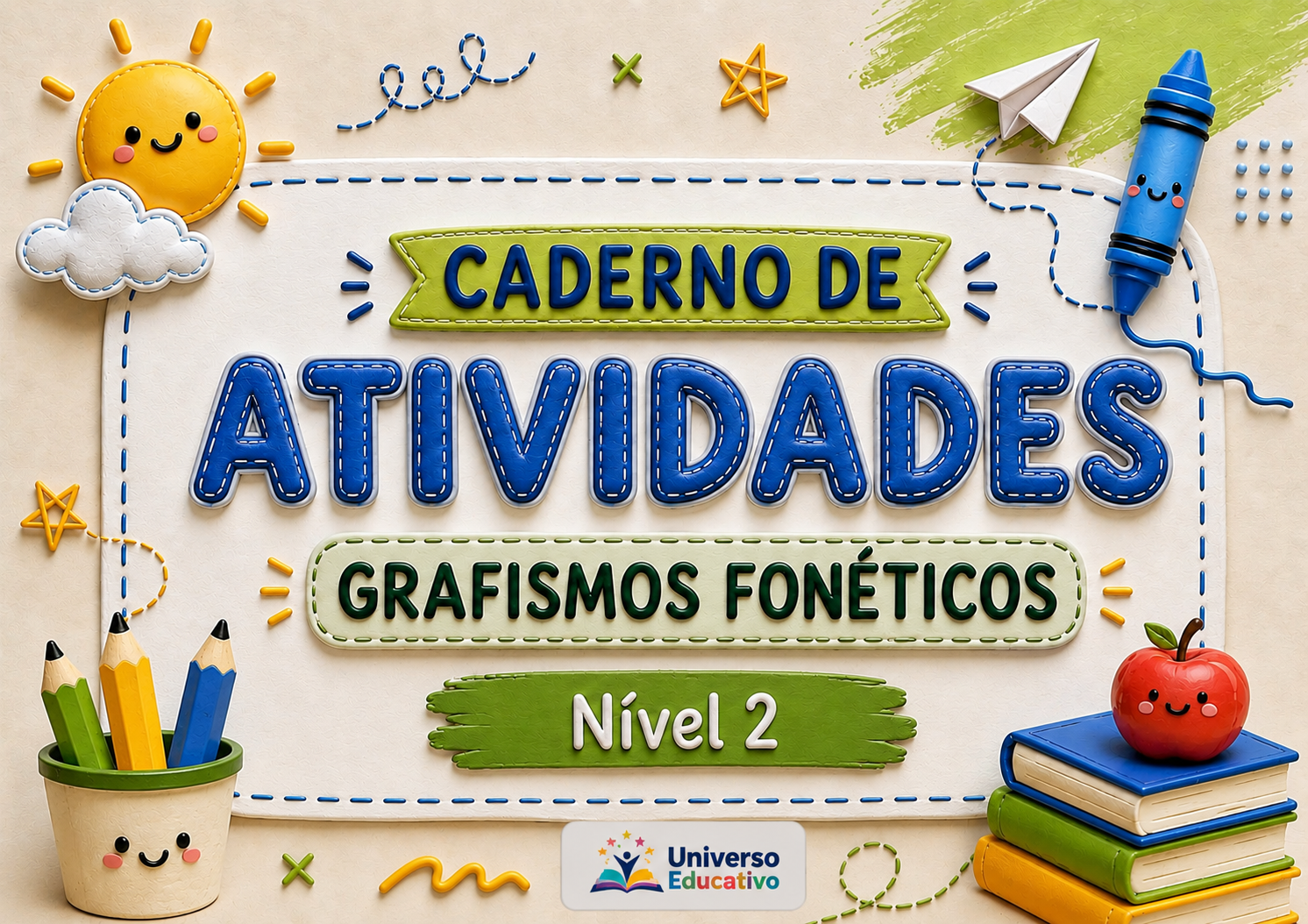 Capa do nível 2 do Kit Grafismo Fonético